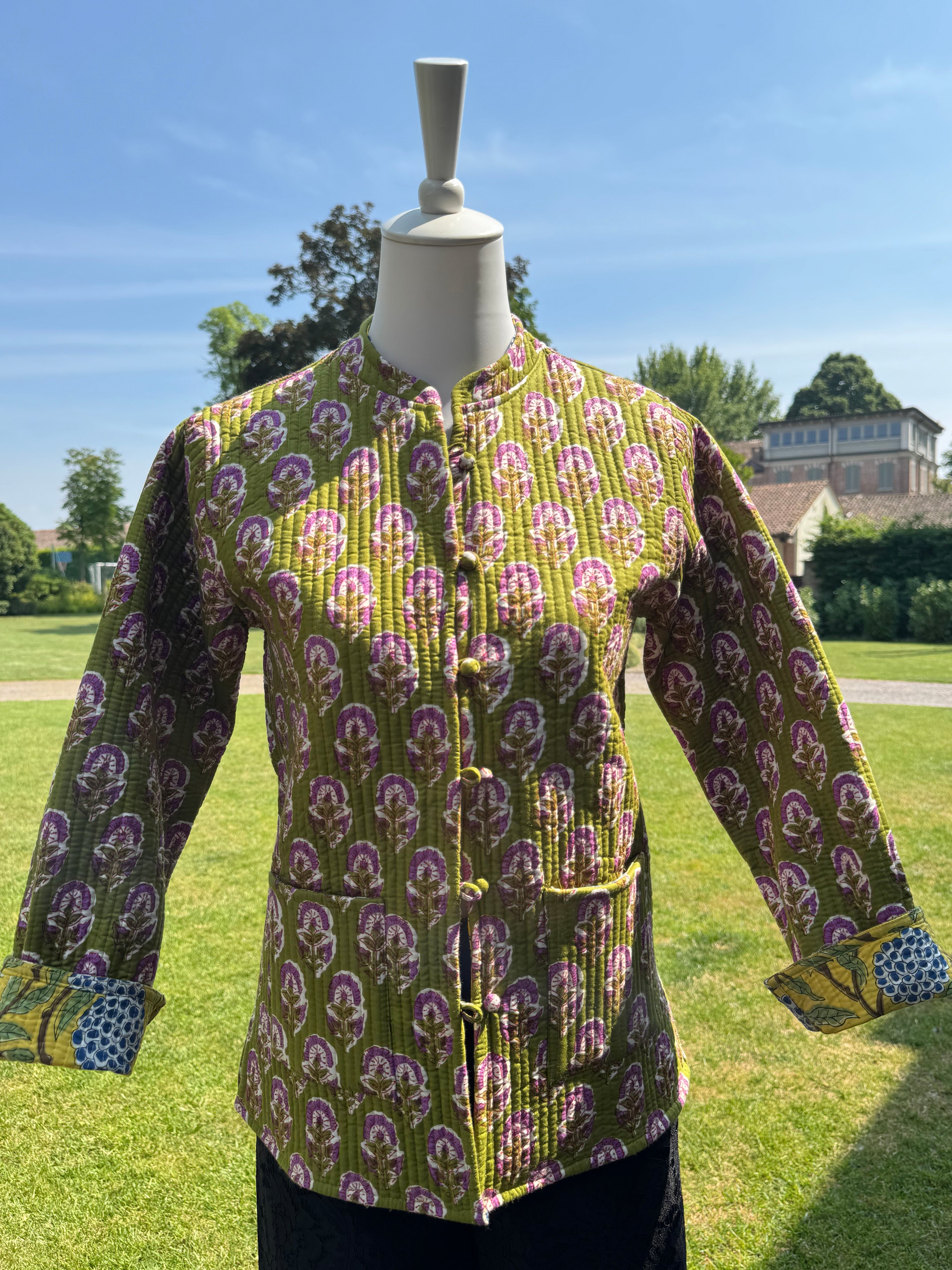 Giacca in cotone reversibile