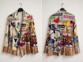 Blazer con stampa cartoon