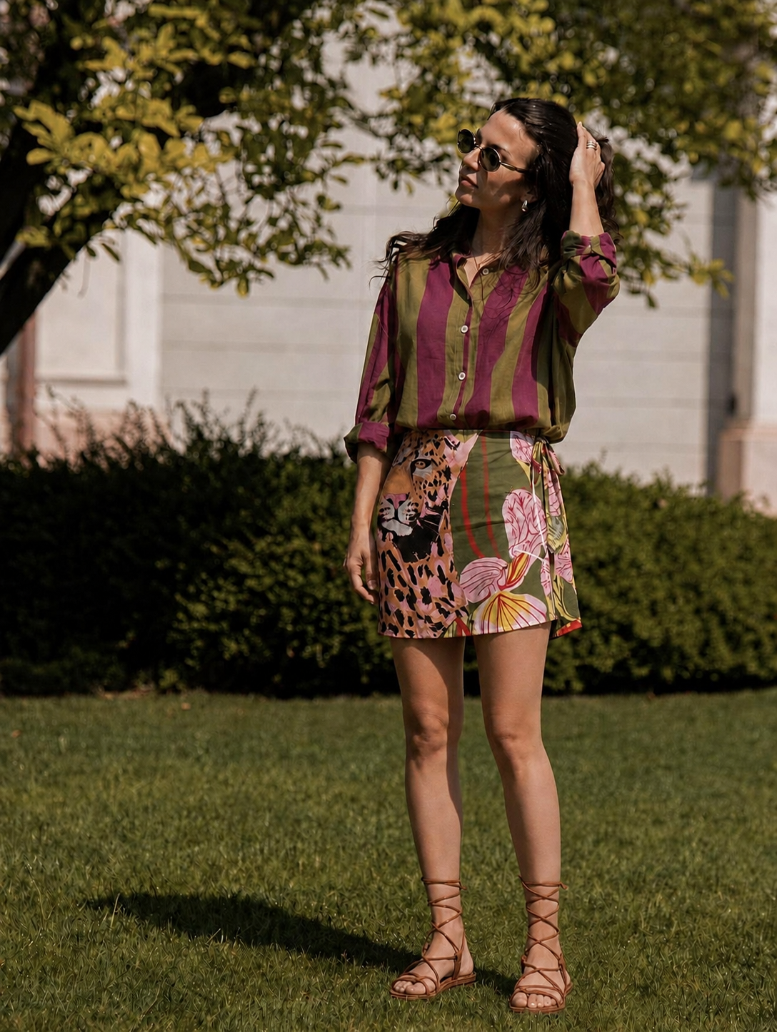 Camicia a righe