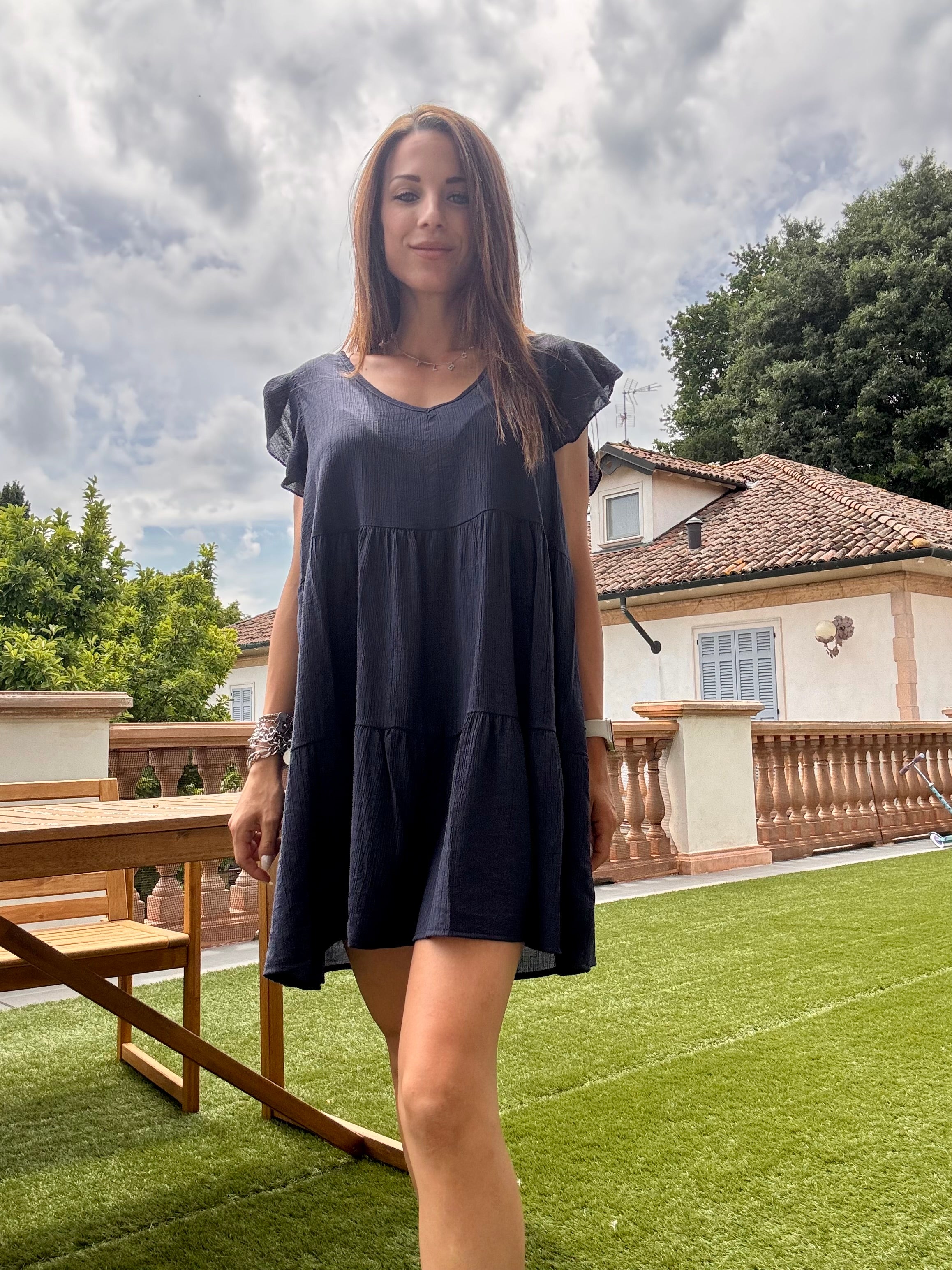 Mini Dress Volant