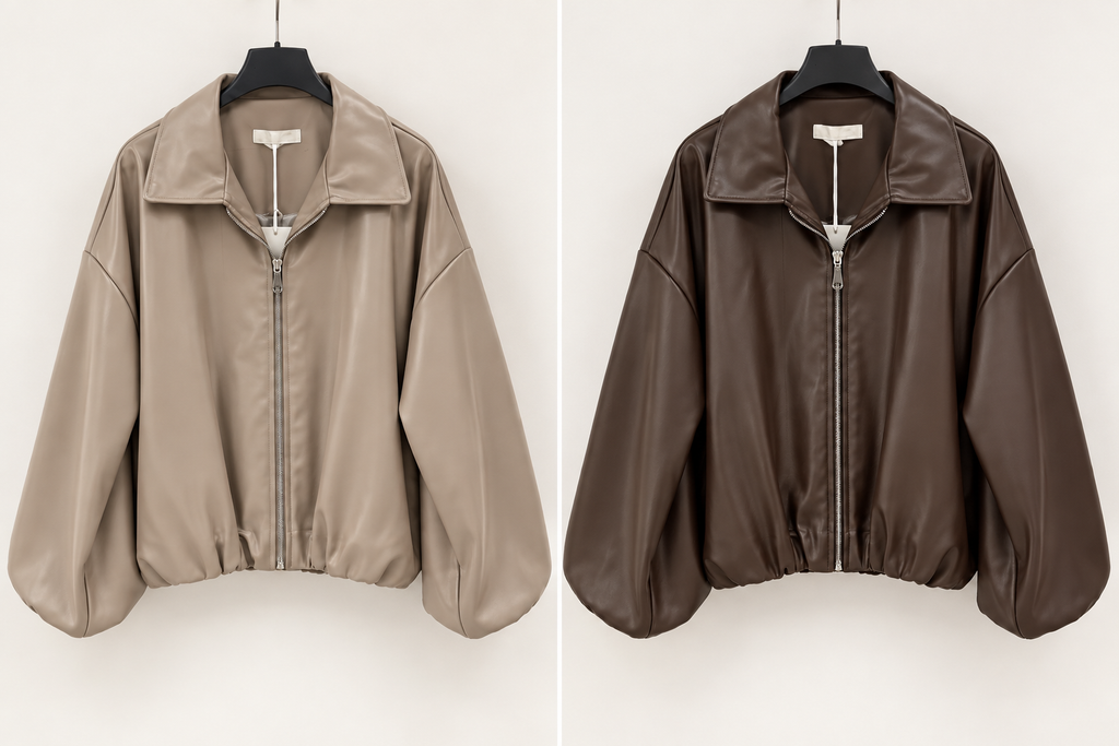 Bomber Eco Leather – Giacca in Ecopelle