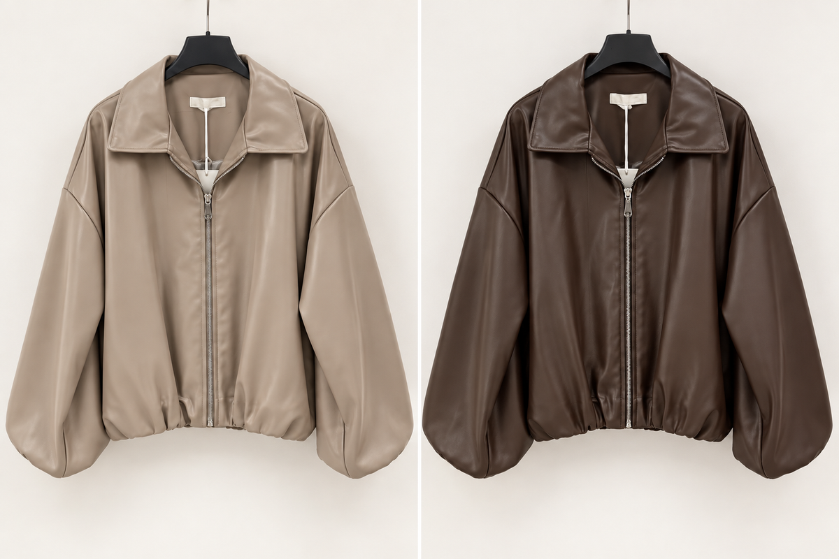 Bomber Eco Leather – Giacca in Ecopelle