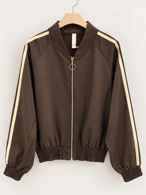 Bomber Grace – Giacca Leggera con Bande a Contrasto
