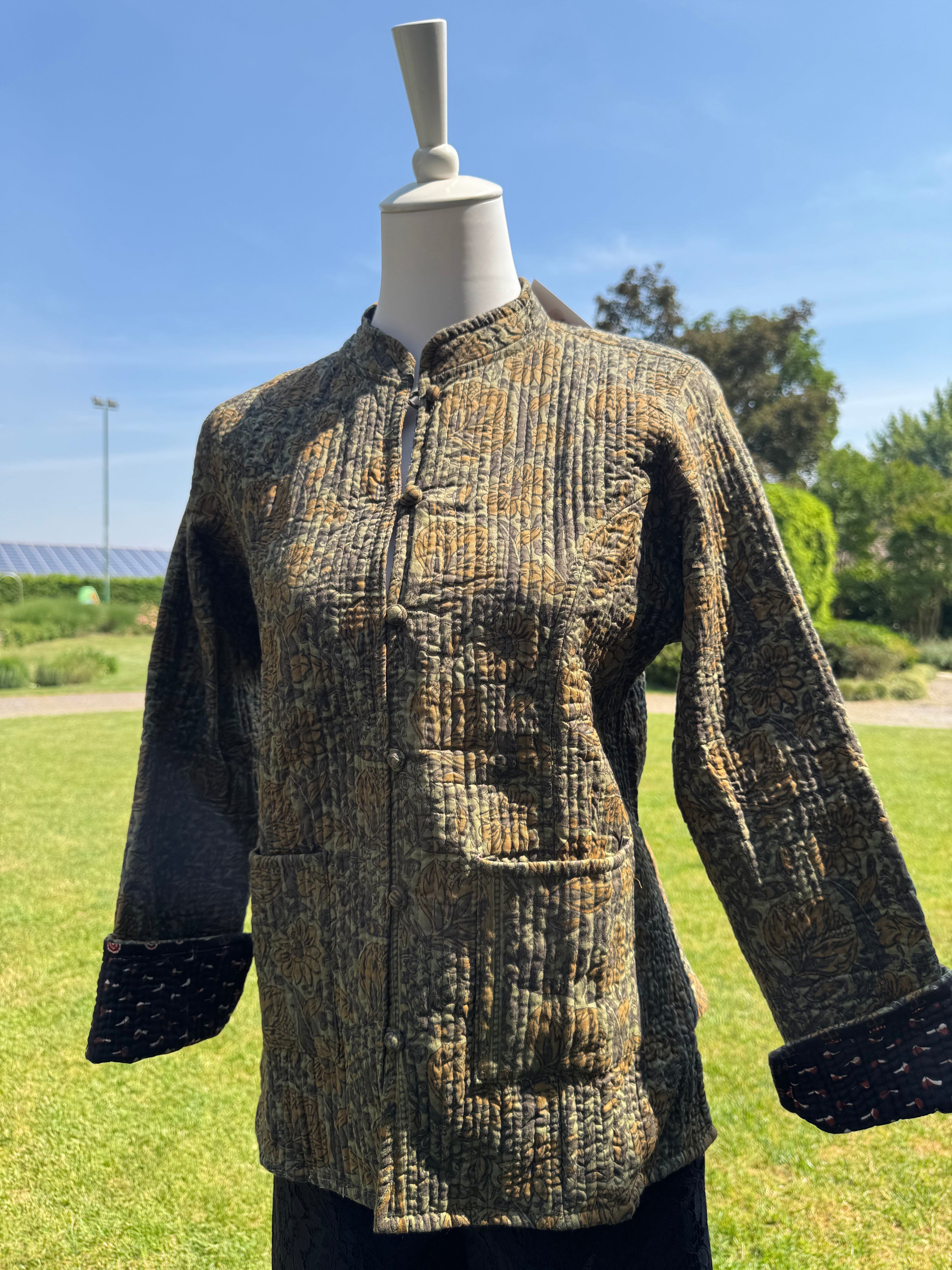 Giacca in cotone reversibile