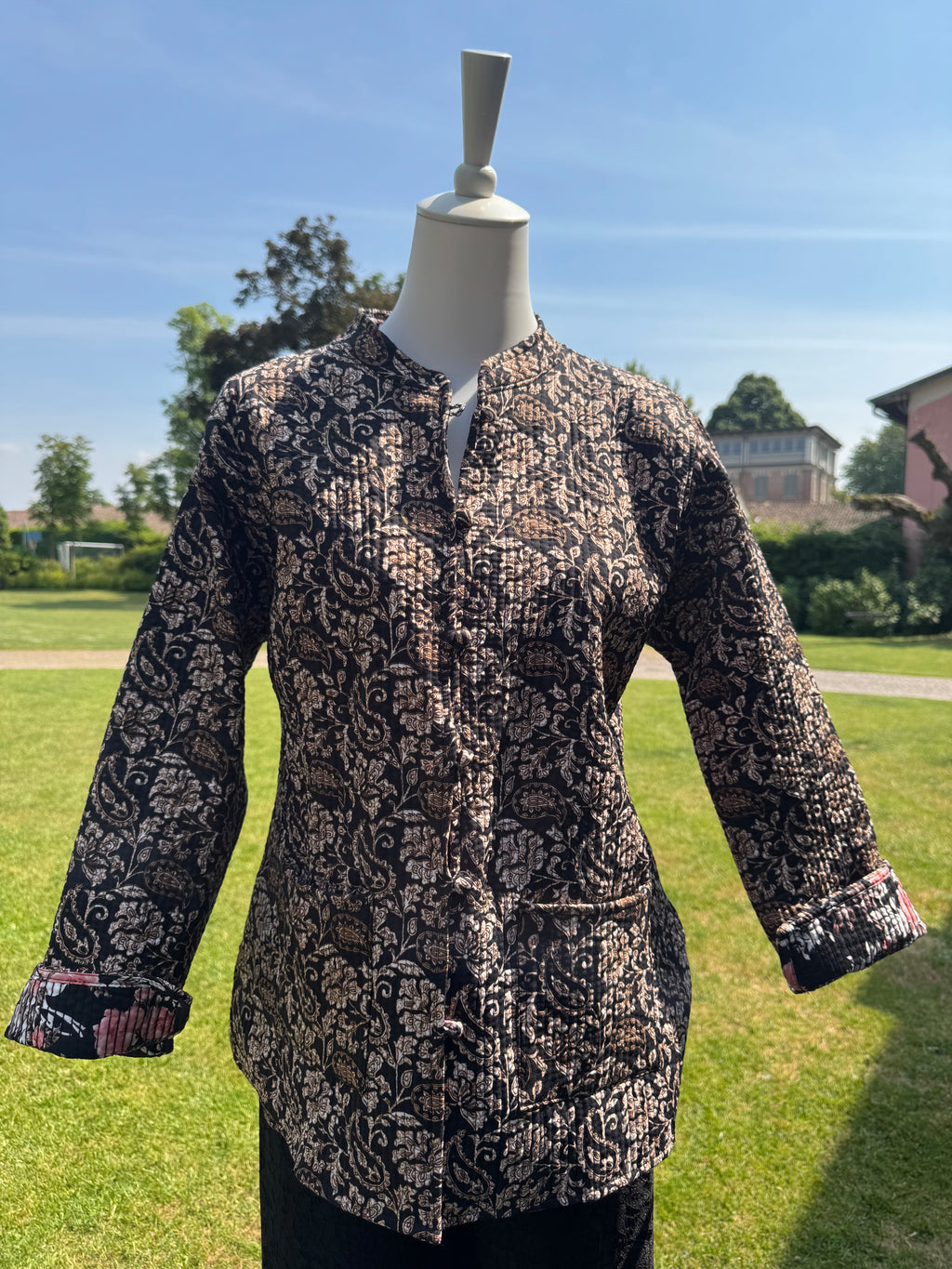 Giacca in cotone reversibile