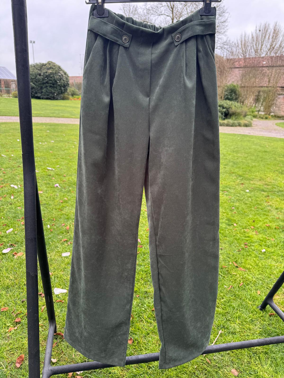 Pantaloni Wide leg con pince