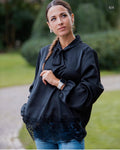 Blusa con fiocco