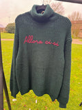 Pull collo alto “Alora ci si”