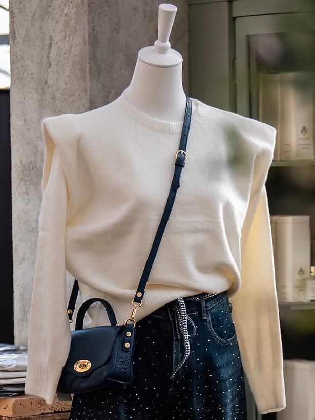 Tracolla mini in vera pelle