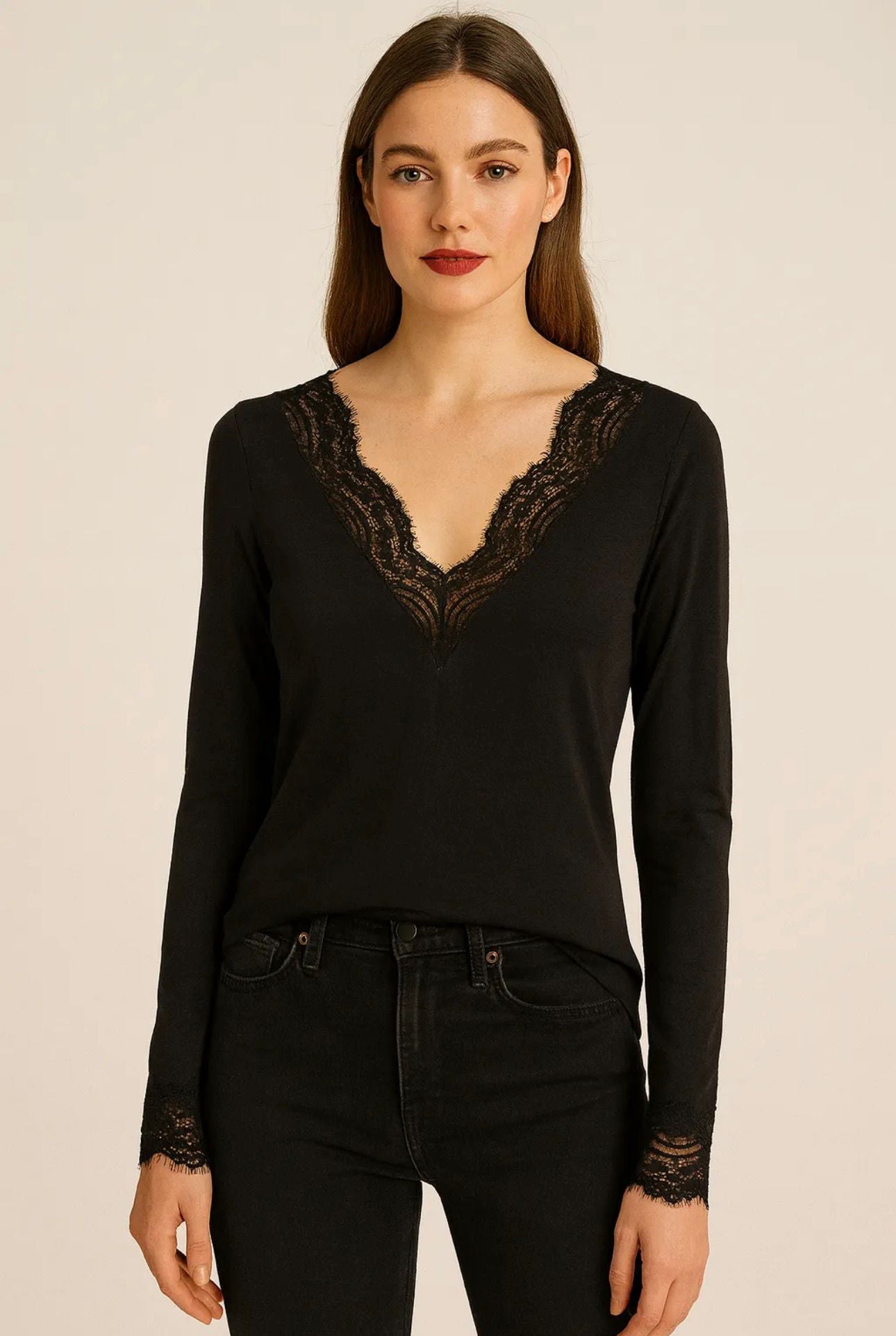 Cashmerette scollo a V